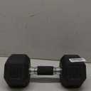 Dumbbells Rubber Coated Hand Weights for Exercises and Fitness Home Gym, 25lb 