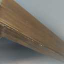 HBCY Creations Flag Display Case for 5' x 9.5' American Veteran Burial Solid Wood Rustic Brown Frame with Glass Front Wall Mount or Standing Display, Box