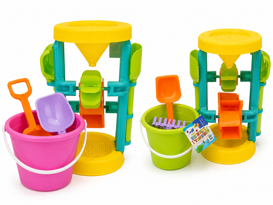 Waterwheel With Beach Toys