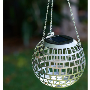 6" Disco Ball Solar Lantern