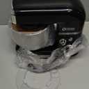 Kitchen in the box Stand Mixer,3.2Qt Small Electric Food Mixer,6 Speeds Portable Lightweight Kitchen Mixer for Daily Use with Egg Whisk,Dough Hook,Flat Beater (Black)