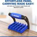 Gearwiz Panel Carrier Tool Carry Plywood & Large Sheets up to 100 lbs One-Handed Ergonomic Grip Heavy-Duty Woodworking & Construction Sheet Lifter for 4x8 Panels NOT FOR DRYWALL 2 Pack
