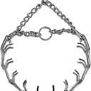 Herm Sprenger Prong Dog Training Collar Ultra-Plus Chrome Plated Steel Pet Pinch Collar for Dogs Made in Germany 23in x 3.2mm (Neck Size up to 19 inches) Medium (Silver)