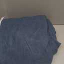 Blazing Needles Solid Microsuede Double Corded 8" to 9" Futon Cover, Full, Indigo