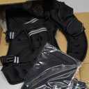 PACEARTH Weighted Vest,6lb/8lb/10lb/12lb/16lb/20lb/25lb/30lb Weight Vest with Reflective Stripe, Body Weight Vests for Women, Men, Weight Loss Workout, Strength Training, Running, Walking, Jogging (Black)