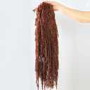 5Pcs Dried Amaranthus Hanging Flowers, 23" Brown Preserved Natural Wisteria for Wedding Arch, Fall Thanksgiving, Table Centerpiece, Wall Hanging Lover Tears, Floral Arrangement, Farmhouse Decor