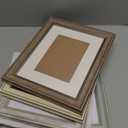 LUCKYLIFE 8x10 Picture Frame Set of 4, Rustic Farmhouse Picture Frames for Table or Wall Hanging