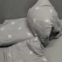 RUVANTI Flannel Sheets Queen Size - 100% Cotton Double Brushed Bed Sheets, Deep Pockets 16 Inches Queen Sheet Set, All Seasons Breathable & Extra Soft - Warm & Cozy, 4 Piece, Celestial Stag