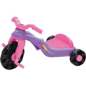American Plastic Toys Kids Sweet Petite Trike, Pink, Durable Plastic, Stabilizing Metal Axles, Develops Balance and Motor Skills, Outdoor Tricycle, for Ages 18 Months to 4 Years Old