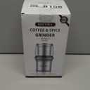Secura Electric Coffee Grinder and Spice Grinder with 2 Stainless Steel Blades Removable Bowls