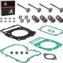 Intake Exhaust Valve Kit w/Gasket for Polaris Sportsman Magnum Scrambler Big Boss ATP Ranger 400 425 500 1995-2014