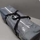 Bend River Portable Baby Playpen with Padded Floor, Foldable Play Yard for Babies and Toddlers, Indoor & Outdoor Kids Fence (Grey, 50" x 50")