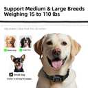 GPS Wireless Dog Fence for Medium & Large Dogs (15110 lbs)  Not for Small Dogs, No Transmitter, No App, IPX7 Waterproof, Radius 752995 ft