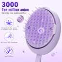 Scalp Massager Hair Growth Brush - Electric Head Massager Relax Scalp Stress - Unique Birthday Gifts for Women - Sonic Vibration Comb for Stimulating Follicles - Purple