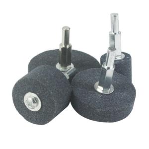 4 Pcs Mounted Grinding Stone - 1/4 Inch Shank Assorted Shape Grinding Stones Sharpening Wheel for Rotary Tools, Drill, Grinder