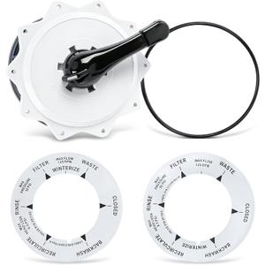 270067 2 Inch Top Valve Assembly Fit for Pentair Hi-Flow Top and Side Mount Pool Spa Multiport Valve Replace# 261177 261173 261152
