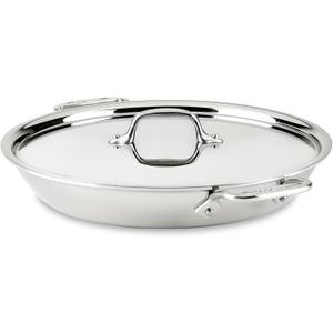 All-Clad D3 Stainless 3QT Universal Pan With Lid