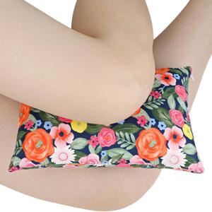Comfortable Padding Knee Pillow for Side Sleepers Leg Support Pillows Hip Replacement Back Pain Relief Pressure off After Surgery between Thighs Joints Side Sleeping Men Women, Painting Flower