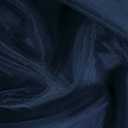 Size 41Inch x 71Inch.  Sheer Navy Blue Organza Fabric - Lightweight Decorative Material For DIY Crafts, Wedding Decor, Draping, and Gift Wrapping