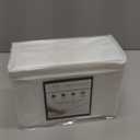 Extra Deep Queen 400 Thread Count Cotton Fitted Sheet - Hotel Luxury Single Fitted Sheet Only - Easily Fits 18" to 24" Mattress - Soft, Wrinkle Free, Breathable and Comfy - Extra Deep Pockets - White