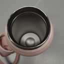 POWCAN 32 oz Insulated Water Bottle with 2-in-1 Straw and Spout Lid, Keep Cold 24H, Leak-Proof, BPA-Free, Double Wall Stainless Steel Water Bottle for Sports, Gym, Travel, and School (Cotton Candy)