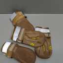 QUMY Dog Shoes for Large Dogs, Medium Dog Boots & Paw Protectors for Winter Snowy Day, Summer Hot Pavement, Water-Resistant in Rainy Weather, Outdoor Walking, Indoor Hardfloors Skid-Resistant Sole (Size 6: 2.6''x3.0''(W*L) (Pack of 4))