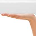 Veemoon Floor Mirror Stand: Heavy Duty Mirror Wooden Base Holder Non-slip Mirror Support for Full Length Mirror  Elegant Display for Home Bedroom Decor, White