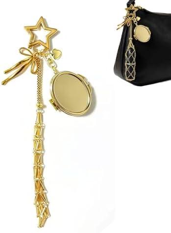 72ore Y2K Lip Gloss Holder Keychain Lipstick Lip Balm Chapstick Holder Key Chain Star Hear Bow Purse Bag Charms for Women