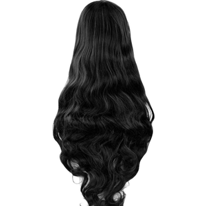 Rbenxia Curly Cosplay Wig Long Hair Heat Resistant Spiral Costume Wigs Anime Fashion Wavy Curly Cosplay Daily Party Black Size 26