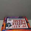 Impresa Jigsaw Puzzle Display Frame Kit - 2-Pack 20x27 in Black - Easy Snap-Together Puzzle Board Backing - Versatile Wall Hanging & Art Display - Fits 1000 Piece Frame