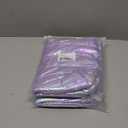Hiroyuki Iridescent Quilted Makeup Bag (LOVE, purple) 2 Pack