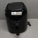 Chefman Air Fryer – 6 QT Compact Airfryer for Quick & Easy Meals in Minutes, Features Hi-Fry Technology for Extra Crisp, Touchscreen Controls with 4 Presets, Nonstick & Dishwasher Safe Basket - Black