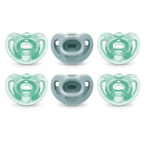 NUK Comfy Pacifiers, 6-18 Months, 6 Pack