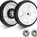 (138)
115-4695 Lawn Mower Rear Wheels Replaces Toro 115-4695 138-3216 - Drive Wheel Plastic Gear Assebmly 8" Compatible with 20332 20333 20334 22" Recycler Push Lawn Mower - 2 Pack
