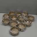 Sunnyray 4 Inch Springform Pan for Baking Mini Cheesecake Pans with Removable Bottom Nonstick Leakproof Round Cake Mold Spring Form Molds for Mini Cheesecake Pizza and Quiches(Gold,12 Pcs) (Main color: gold)