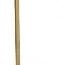 SIMPLIHOME Brook Contemporary 10 Inch Wide Metal C Side Table in White / Gold, For the Living Room and Bedroom