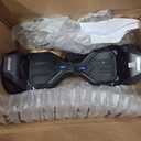 Gyroor Warrior 8.5 inch All Terrain Off Road Scooter with Bluetooth Speakers and LED Lights,Self Balancing Scooter for Kids ages 6-12 and Adults