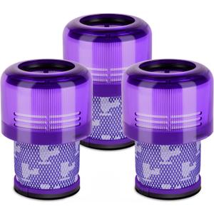 3 Pack V15 Filter Replacement for Dyso.n V15 Detect V11 Animal V11 Torque Drive Cordless Vacuum, Compare to Part # 970013-02