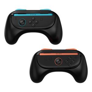 Joy-Con Grips for Nintendo Switch 2 (2025)  Ergonomic & Anti-Slip Controller Handles Accessories for Switch 2 Joy Con,2 Pack (Black)