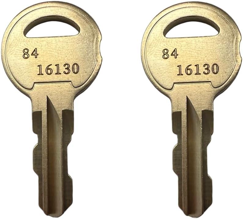KeyPower (2) 84-16130, 84 16130 Keys for DKS Doorking Lock 4001-048