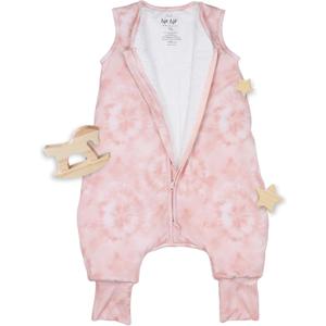 Nyte Nyte Baby - Sleeveless Soft Baby & Toddler Sleeping Sack, Breathable with Adjustable Feet Cuffs & Anti-Slip Grip (18-36, Frosty Peach)