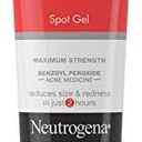 Neutrogena Rapid Clear Stubborn Acne Spot Treatment Gel with Maximum Strength 10% Benzoyl Peroxide Acne Treatment Medication, Pimple Cream for Acne Prone Skin Care, 1 oz