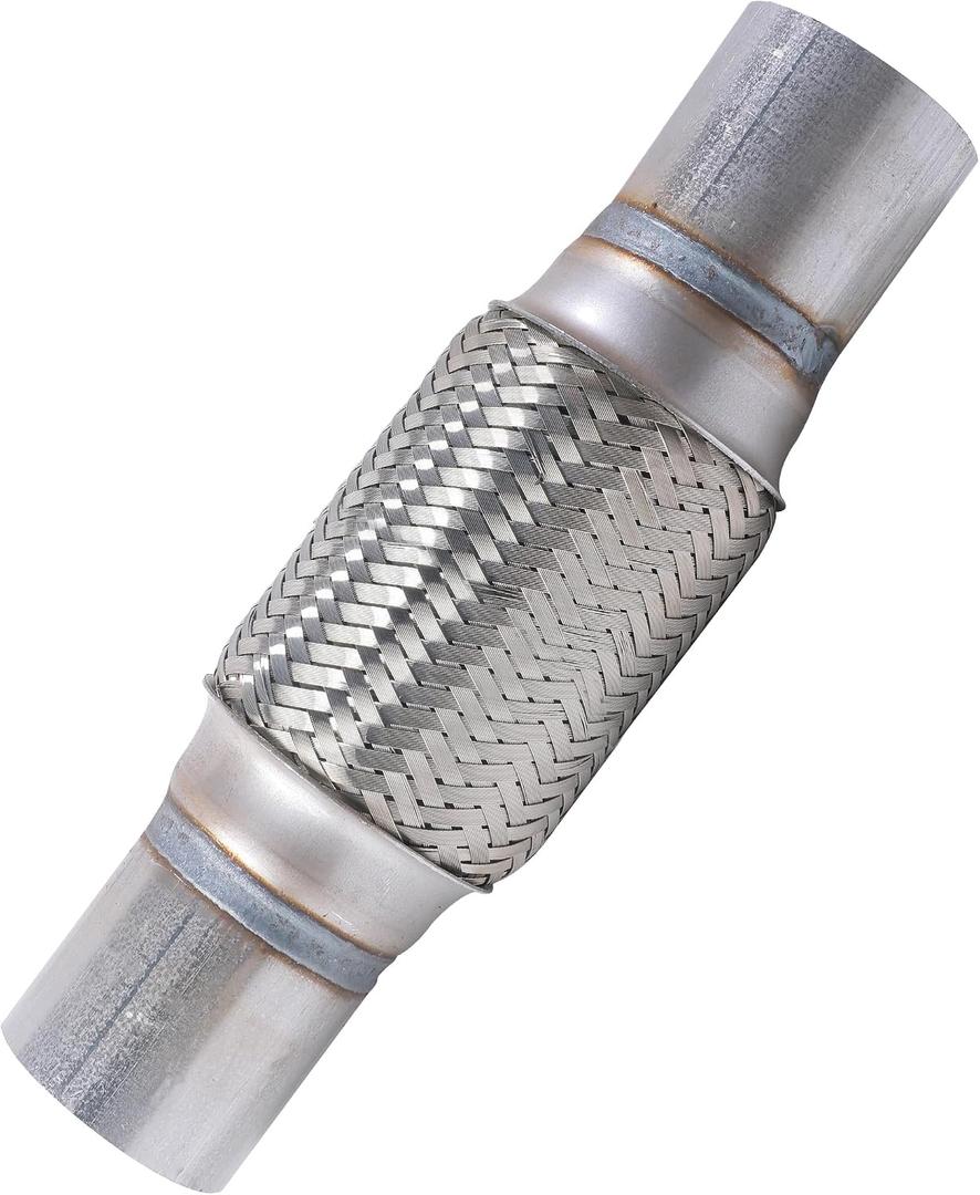 Flex Pipe,Heavy Duty Exhaust Flex Pipe,Car Accessories Stainless Steel Flexible Exhaust Pipes,Universal Muffler Tube Automotive Replacement,Suitable for Most Cars,Trucks (2.25"x6"/10")