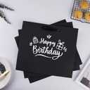 Plauthus 12 Pack Black Gift Bags with Ribbon Handles, Medium Size with Tissue Paper, Black Paper Bags for Shopping, Small Business, Bridal Party, Wedding, Christmas and Holiday (10.6' x3.1' x8.3')