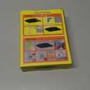 LRANFOW 6 Pack Wall Display Shelf for Lego Standard Bricks, 4x5 inch Dual-Sided, 16x13 Studs 4.8-4.9mm, Supports Up to 2 lbs with Screw, Baseplate Floating Shelves for Builders Room Decor (Black)