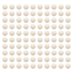 uxcell 100pcs Nylon Bearing Balls 9mm Solid Plastic Balls, G1 Precision Bearing Ball Frosted Surface, White