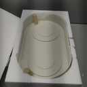 Elevated Ceramic Cat Bowl Set - Raised Double Dishes for Food & Water - Non-Slip Stand & Splash Proof - for Cats & Puppies - 2 x 480 ML - 16.23 OZ (Small, Grey)