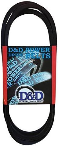 D&D PowerDrive 3L290 V Belt, 3L, Rubber, 3/8" x 29" OC Set of 2