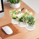 Uguisu 1pcs Fake Plants Indoor Artificial Plants Small Faux Plants Desk Decor Bathroom Decoration Home Decor Room Decoration Aesthetics. (A1)