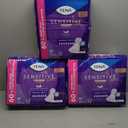 TENA Sensitive Care Incontinence Pads, Bladder Control, Postpartum for Women, Overnight Absorbency, Extra Coverage, 135 Count